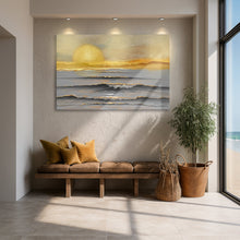 Load image into Gallery viewer, Golden Horizon Calm Wall Art