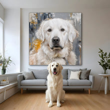 Load image into Gallery viewer, Customized Pet Portrait Abstract Wall Art