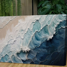 Load image into Gallery viewer, Crashing Coastal Waves Wall Art