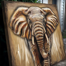 Load image into Gallery viewer, 3D Elephant Wall Art