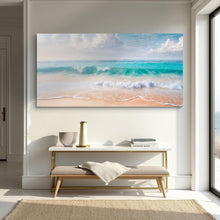 Load image into Gallery viewer, Serene Ocean Wave Coastal Wall Art XII