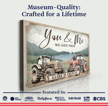Load image into Gallery viewer, Tractor Themed We Got This Couple Sign