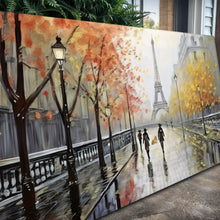 Load image into Gallery viewer, Parisian Rain Cityscape Wall Art