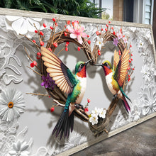 Load image into Gallery viewer, 3D Hummingbirds Wall Art IV