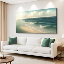 Load image into Gallery viewer, Beach Shoreline Coastal Wall Art VI