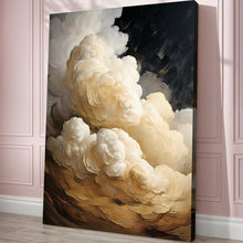 Load image into Gallery viewer, Beige Cloud Abstract Wall Art