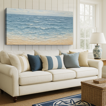 Load image into Gallery viewer, Serene Ocean Wave Coastal Wall Art VI