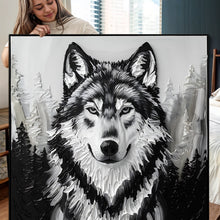 Load image into Gallery viewer, 3D Wolf Wall Art IV