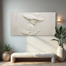 Load image into Gallery viewer, 3D Minimalist Female Portrait Wall Art