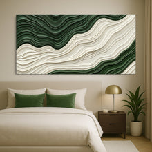 Load image into Gallery viewer, Green Rivers Abstract Wall Art VIII