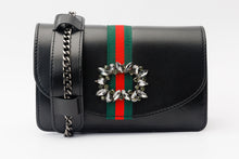 Load image into Gallery viewer, The Afega Black Leather Handbag