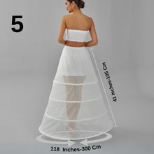 Load image into Gallery viewer, Charming White Petticoat for Wedding Gown, Four Hoop Skirt