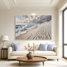 Load image into Gallery viewer, Footprints in the Sand Wall Art