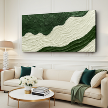 Load image into Gallery viewer, Green Rivers Abstract Wall Art VII