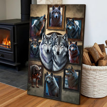 Load image into Gallery viewer, 3D Wolf Collage Wall Art