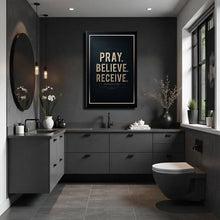 Load image into Gallery viewer, Matthew 21:22 - Pray Believe Receive Faith Sign III