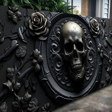 Load image into Gallery viewer, 3D Rose and Skull Wall Art VI