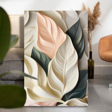 Load image into Gallery viewer, Elegant 3D Pastel Leaf Wall Art