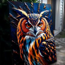 Load image into Gallery viewer, Abstract Owl Wall Art