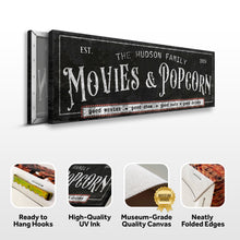 Load image into Gallery viewer, Personalized Movies &amp; Popcorn Sign II