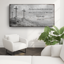 Load image into Gallery viewer, John 3:16: For God So Loved The World Faith Sign VIII