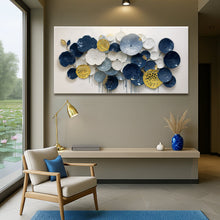 Load image into Gallery viewer, Lotus Leaf Abstract Wall Art VII