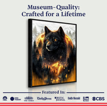 Load image into Gallery viewer, Eclipse of the Alpha Wolf Wall Art