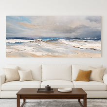 Load image into Gallery viewer, Serene Ocean Wave Coastal Wall Art IX