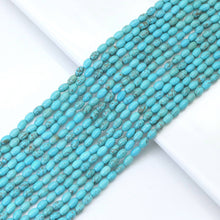 Load image into Gallery viewer, 4x6mm Blue Turquoise Rice Shape Beads, Sku#U1830