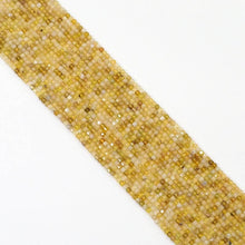 Load image into Gallery viewer, Genuine Yellow Opal Faceted Cube Beads, 2.5mm, Sku#U1541