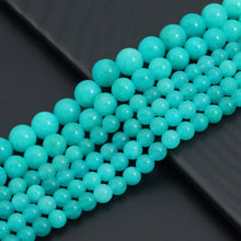 Load image into Gallery viewer, Amazonite Jade Round Smooth Beads, Sku#U2221