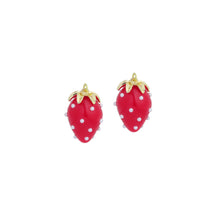Load image into Gallery viewer, White Pearl Red Strawberry Charm Pendant,Sku#LK1225