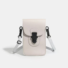 Load image into Gallery viewer, Minimalist Lock-Clasp Crossbody Mini Bag – PU Leather Unisex Shoulder Bag