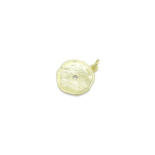 Load image into Gallery viewer, Gold Evil Eye Coin Charm Pendant,Sku#LX866