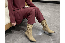 Load image into Gallery viewer, Women's Pointed-Toe Stiletto Ankle Boots – Thickened Winter High Heel