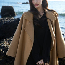 Load image into Gallery viewer, New Year Wool Coat With Down Liner For Women Long Style Outerwear