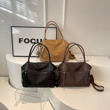 Load image into Gallery viewer, Women's Large Capacity Crossbody Bag – Nylon Bucket Bag for Travel &amp; Everyday Use
