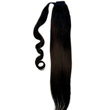Load image into Gallery viewer, Natural Black 100% Human Hair Ponytail Extension