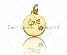 Load image into Gallery viewer, LOVE, Coin Charms, sku#LK119