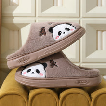 Load image into Gallery viewer, Panda Slippers for Women &amp; Men - Cute Cartoon Plush Indoor House Shoes with Thick Anti-Slip EVA Sole