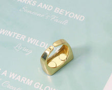 Load image into Gallery viewer, Rectangle Chunky Adjustable Ring, Sku#X298