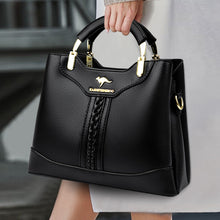 Load image into Gallery viewer, Women's Large Capacity Crossbody Shoulder Tote Bag – PU Leather Woven Texture Everyday Handbag | Sarah Express