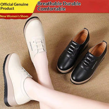 Load image into Gallery viewer, Women's Casual Microfiber Leather Shoes – Round Toe Elastic Band Low-Top Heels