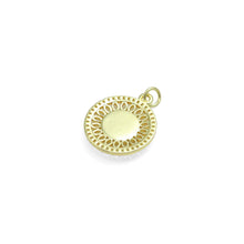 Load image into Gallery viewer, White Opal Filigree Flower Charm Pendant, Sku#LX796