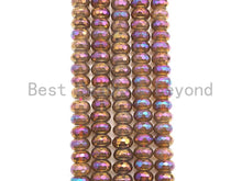 Load image into Gallery viewer, Mystic Plated Rainbow Agate Rondelle Shape Beads,  sku# UA39