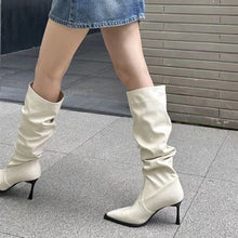 Load image into Gallery viewer, Retro Over-the-Knee Stiletto Boots