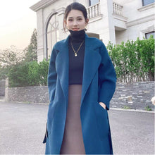 Load image into Gallery viewer, Double-faced Cashmere Coat Women's Mid-length Over The Knee
