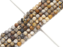 Load image into Gallery viewer, Natural Crazy Lace Agate Round Smooth Beads, SKu#U1328