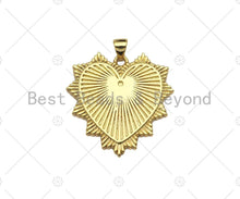 Load image into Gallery viewer, 18K Real Gold Plated Heart Pendant/Charm, SKU#LK295