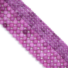 Load image into Gallery viewer, Kunzite Jade Round Smooth Beads, Sku#U2226